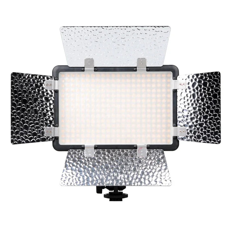 Godox LED308C II 308LED 조광 가능한 사진 조명 860LUX 전문 브이로깅 비디오 및 사진 스튜디오 조명 Canon / Nikon DSLR 카메라용