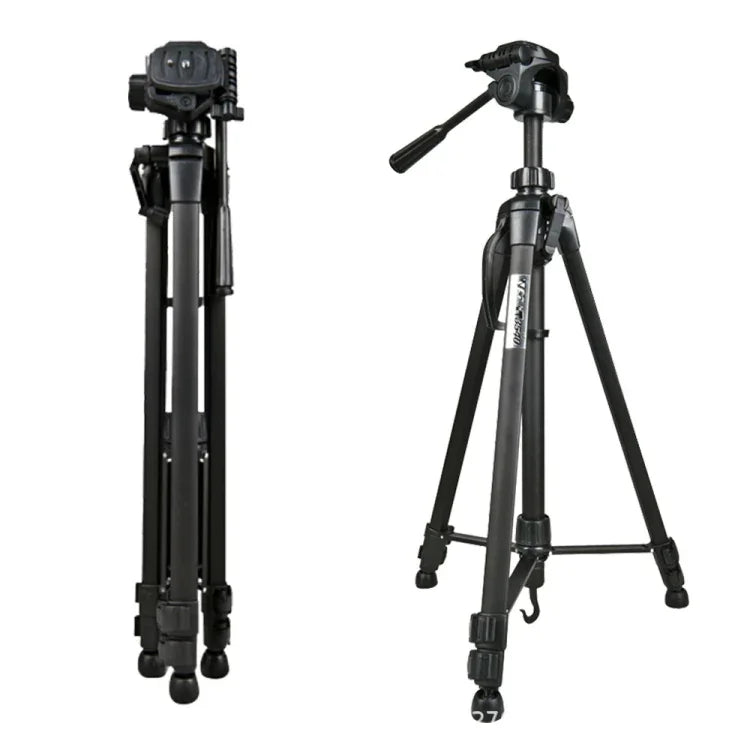 WeiFeng WT-3560 3단 접이식 다리 라이브 방송용 알루미늄 합금 삼각대 마운트, WT-3560