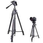 WeiFeng WT-3560 3단 접이식 다리 라이브 방송용 알루미늄 합금 삼각대 마운트, WT-3560