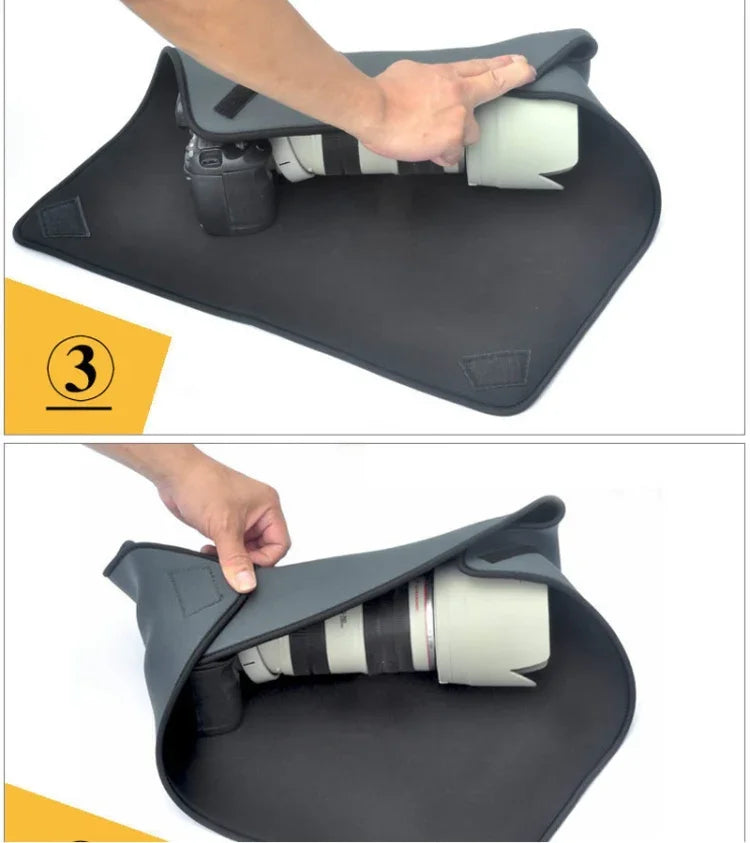 Shockproof Neoprene Bag Magic Wrap Blanket for Canon / Nikon / Sony Camera Lens, Size: 55 x 55cm, 55 x 55cm