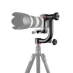 DV 및 SLR 카메라용 YELANGU A201 360도 수평 짐벌 삼각대 헤드, A201