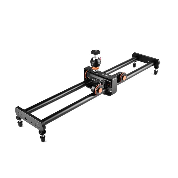 YELANGU L4X-60ET 60cm 스플라이싱 슬라이드 레일 트랙 + 트롤리 레일 버클과 볼헤드, SLR 카메라 / 비디오 카메라용, L4X-60ET 60cm
