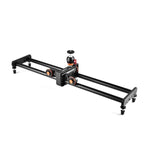 YELANGU L4X-60ET 60cm 스플라이싱 슬라이드 레일 트랙 + 트롤리 레일 버클과 볼헤드, SLR 카메라 / 비디오 카메라용, L4X-60ET 60cm