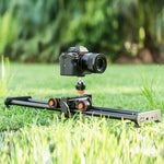 YELANGU L4X-60ET 60cm 스플라이싱 슬라이드 레일 트랙 + 트롤리 레일 버클과 볼헤드, SLR 카메라 / 비디오 카메라용, L4X-60ET 60cm