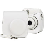 FUJIFILM instax mini 7+용 스트랩 포함 레트로 전신 PU 가죽 케이스 카메라 가방, FUJIFILM instax mini 7+용
