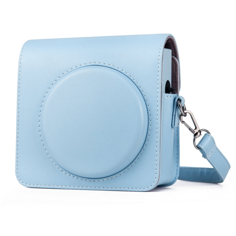 FUJIFILM instax Square SQ1용 스트랩 포함 전신 PU 가죽 케이스 카메라 가방