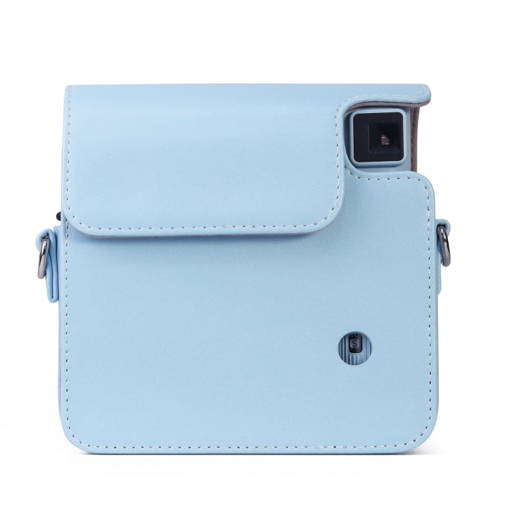 FUJIFILM instax Square SQ1용 스트랩 포함 전신 PU 가죽 케이스 카메라 가방