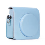 FUJIFILM instax Square SQ1용 스트랩 포함 전신 PU 가죽 케이스 카메라 가방