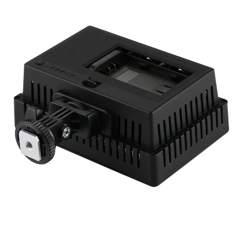 HD-160 화이트 라이트 LED 비디오 라이트 온카메라 사진 조명 보조광, 캐논, 니콘 DSLR 카메라용 3개 필터 플레이트 포함, HD-160