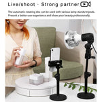 22cm 전동 회전 디스플레이 스탠드 영상 촬영 소품 턴테이블, 하중: 50kg, EU 플러그, 22cm, EU 플러그