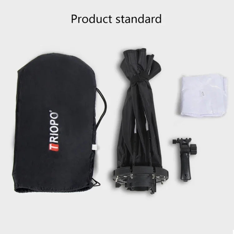 TRIOPO KS2-55 55cm Fast Loading Speedlite Flash Octagon Parabolic Softbox Diffuser, KS2-55