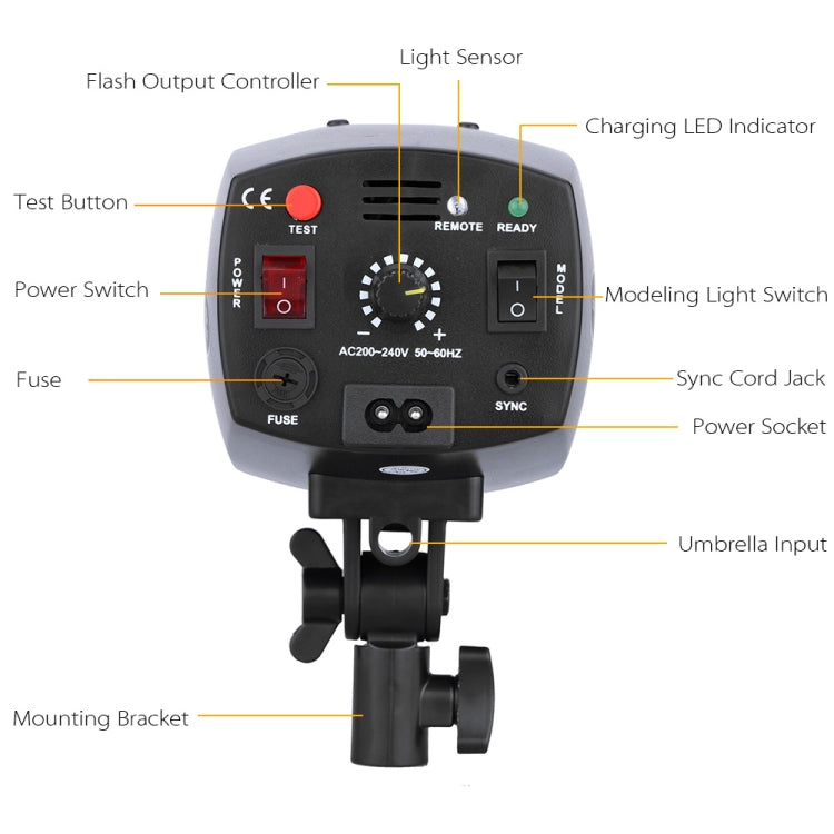 Godox K-180A 미니 마스터 180Ws 스튜디오 플래시 라이트 사진 플래시 스피드라이트, K-180A