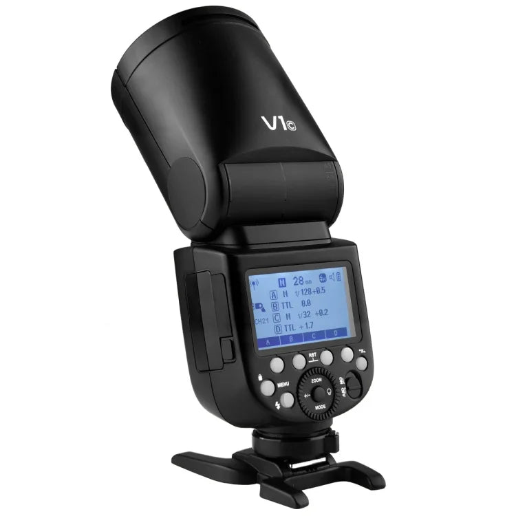 Godox V1C 캐논용 라운드 헤드 TTL 플래시 스피드라이트, V1C for Canon