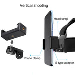 GoPro HERO10 Black / HERO9 Black / 8 / 7 / 6 / 5, Xiaoyi 및 기타 액션 카메라, 스마트폰용 전화 클램프 및 나사, S형 어댑터 포함 탄성 마운트 벨트 조절식 헤드 스트랩