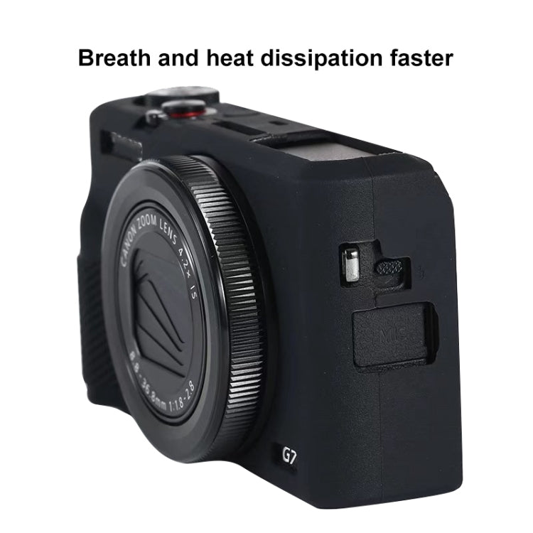 캐논 PowerShot G7 X Mark III / G7X III / G7X3용 부드러운 실리콘 보호 케이스, 캐논 PowerShot G7 X Mark III용