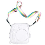 FUJIFILM instax mini 9 / mini 8+ / mini 8용 스트랩 포함 보호 크리스탈 쉘 케이스, FUJIFILM instax mini 9용