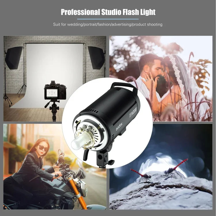 Godox DP600III 스튜디오 플래시 라이트 600Ws 보웬스 마운트 스튜디오 스피드라이트, DP600III