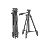 130cm 4단 접이식 알루미늄 합금 삼각대 마운트 3차원 헤드 포함, L-3130 실버, L-3130 블랙, L-3130 샴페인 골드