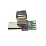 소니 카메라 데이터 케이블용 15핀 USB PCB 커넥터 마이크로 USB 플러그 어댑터 10개