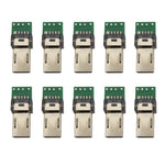 소니 카메라 데이터 케이블용 15핀 USB PCB 커넥터 마이크로 USB 플러그 어댑터 10개