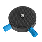 BEXIN QR-02 360도 회전 퀵 릴리스 헤드 카메라 삼각대 베이스 플레이트, QR-02 360