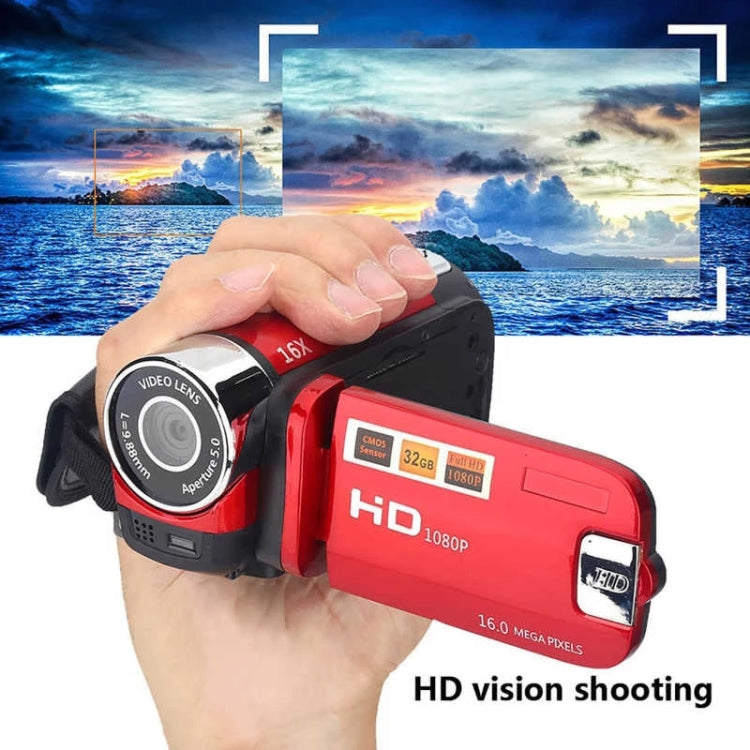 16배 디지털 줌 HD 1600만 화소 홈 여행용 DV 카메라, AU 플러그, AU 플러그