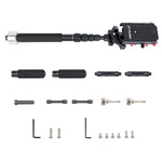 YELANGU S300 4-in-1 다기능 리그 + 듀얼 핸드헬드 숄더 리그 + 모노포드 + 스태빌라이저, 카메라 / SLR 카메라용, 높이 범위: 63cm-170cm, YELANGU S300