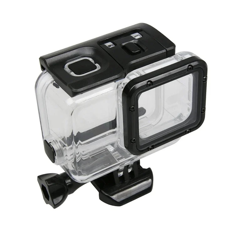 GoPro HERO6 /5 터치 스크린 45m 방수 하우징 보호 케이스 버클 기본 마운트 및 나사 포함, 렌즈 분리 불필요, 45m 방수