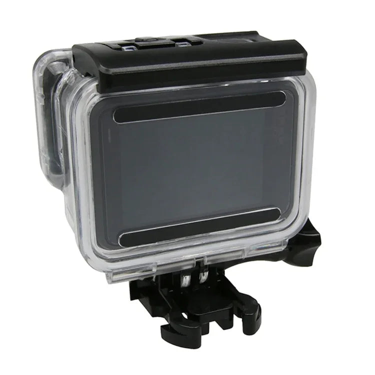 GoPro HERO6 /5 터치 스크린 45m 방수 하우징 보호 케이스 버클 기본 마운트 및 나사 포함, 렌즈 분리 불필요, 45m 방수
