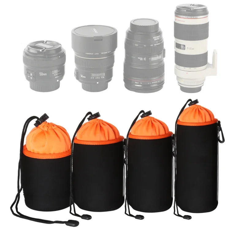 4-in-1 SLR 카메라 렌즈 가방, 마이크로 싱글 렌즈 가방, 렌즈 내부 가방, 방수 보호 케이스, 벨벳 두께감 추가, 4-in-1
