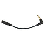 5개 세트 13cm 엘보 3.5mm 오디오 수-암 PC 카메라 마이크 어댑터 케이블, 엘보 3.5mm