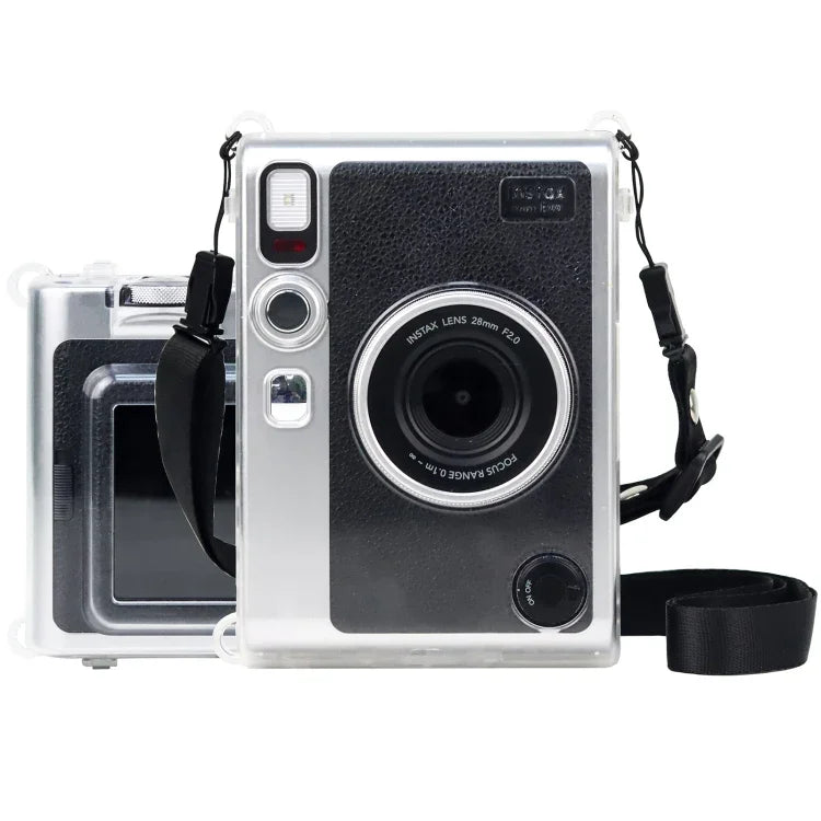 FUJIFILM Instax mini EVO용 보호 크리스탈 케이스 스트랩 포함, FUJIFILM Instax mini EVO용