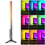 LUXCeO Mood1 50cm RGB 컬러풀 분위기 리듬 LED 스틱, 휴대용 비디오 사진 보조 조명, 삼각대 없음, 50cm
