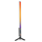 LUXCeO Mood1 50cm RGB 컬러풀 분위기 리듬 LED 스틱, 휴대용 비디오 사진 보조 조명, 삼각대 없음, 50cm