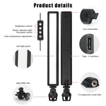 LUXCeO WS66 USB LED 라이브 비디오 라이트 2500K-9000K 바이컬러 노트북 회의 보조 조명, WS66