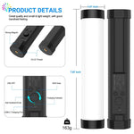 LUXCeO P100 RGB 사진 비디오 라이트 스틱 핸드헬드 보조 조명 리모컨 및 그리드 소프트박스 포함, P100+그리드 소프트박스