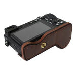 1/4인치 나사 PU 가죽 카메라 하프 케이스 베이스 Sony ILCE-A6500 / A6500용, Sony ILCE-A6500 / A6500용