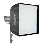 Godox 60 x 60cm 직사각형 소프트박스 사진 스튜디오 Bowens 마운트 디퓨저 스피드라이트용