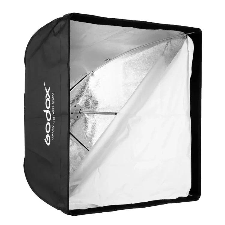 Godox 60 x 60cm 직사각형 소프트박스 사진 스튜디오 Bowens 마운트 디퓨저 스피드라이트용