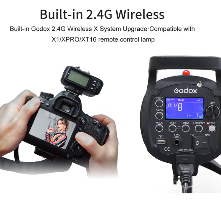Godox QT400IIM 400Ws 스튜디오 스트로브 플래시 라이트, QT400IIM