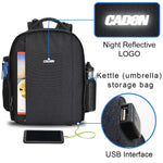CADeN 다기능 숄더 SLR 카메라 렌즈 가방, 사진 촬영용 백팩