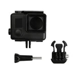 GoPro HERO4 ABS 스켈레톤 하우징 보호 케이스 커버 버클 기본 마운트 & 리드 스크류, HERO4용
