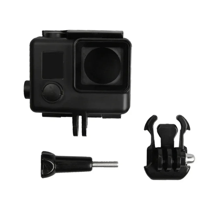 GoPro HERO4 ABS 스켈레톤 하우징 보호 케이스 커버 버클 기본 마운트 & 리드 스크류, HERO4용