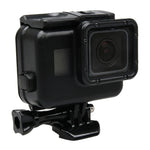 GoPro HERO5 터치 스크린 백 커버 + 45m 방수 하우징 보호 케이스 2-in-1 (장착 시 렌즈 분해 불필요) 버클 기본 마운트 & 리드 스크류 포함, 렌즈 분해 불필요