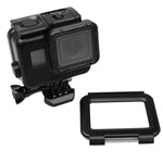 GoPro HERO5 터치 스크린 백 커버 + 45m 방수 하우징 보호 케이스 2-in-1 (장착 시 렌즈 분해 불필요) 버클 기본 마운트 & 리드 스크류 포함, 렌즈 분해 불필요