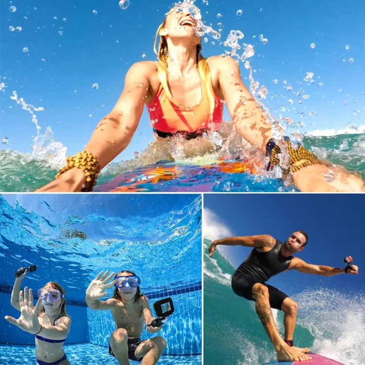 GoPro HERO5 터치 스크린 백 커버 + 45m 방수 하우징 보호 케이스 2-in-1 (장착 시 렌즈 분해 불필요) 버클 기본 마운트 & 리드 스크류 포함, 렌즈 분해 불필요