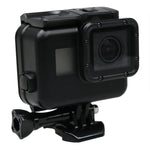 GoPro HERO6 / 5 터치 스크린 백 커버 + 45m 방수 하우징 보호 케이스 2-in-1 (장착 시 렌즈 분해 필요) 버클 기본 마운트 & 리드 스크류 포함, 렌즈 분해 필요
