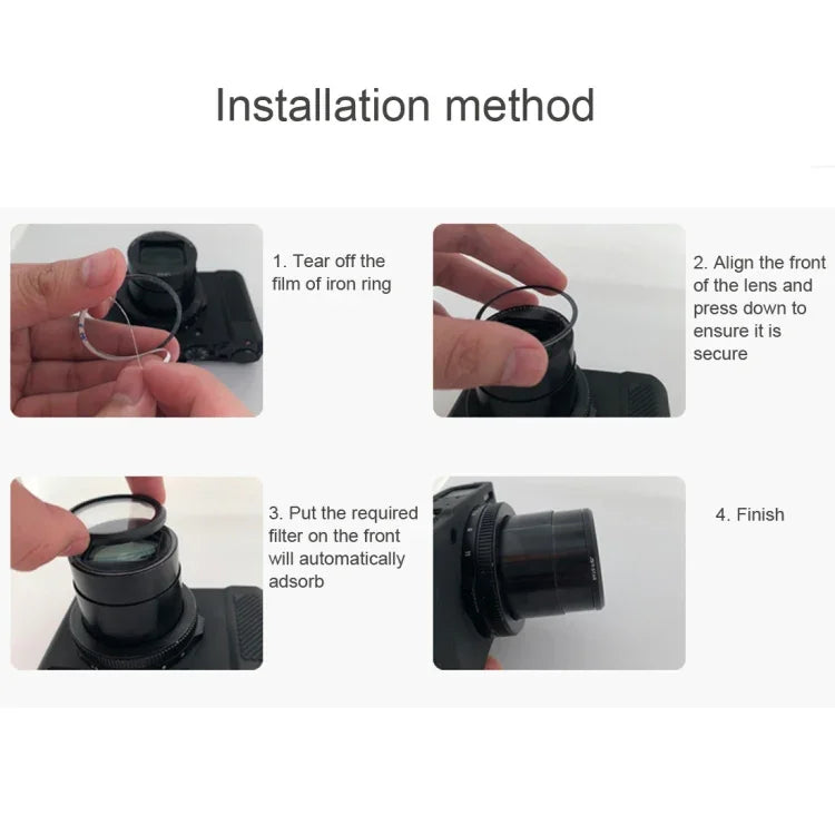 JSR NIGHT Lens Filter for Panasonic LUMIX LX10, NIGHT Filter