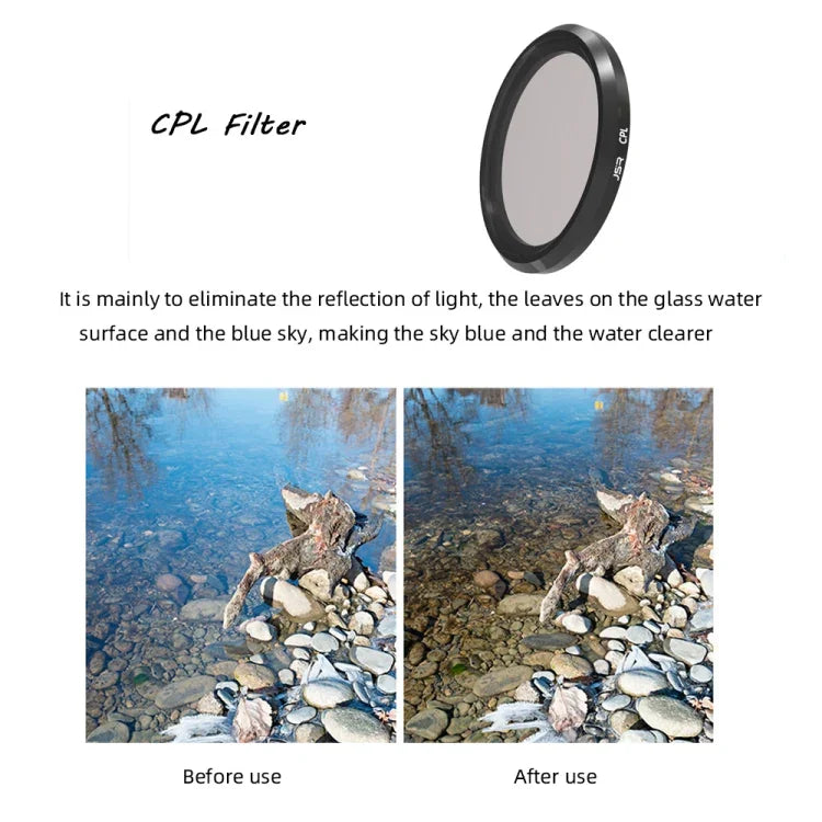 JSR CPL 렌즈 필터, 파나소닉 LUMIX LX10용, CPL 필터