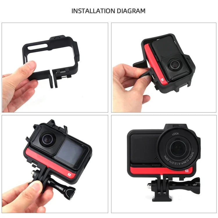 Insta360 One RS 4K / 트윈 에디션용 플라스틱 프레임 케이스